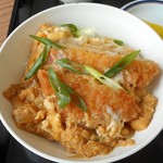 下関警察署食堂 - ミニかつ丼 2017.7