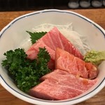 魚三酒場 富岡店 - 本マグロ大トロ
