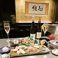 高級な季節の食材をふんだんに使った、おまかせコース
