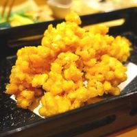 炭火割烹 大嶋 - とうもろこしのかき揚げ　700円