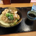 蕎麦セルフ 肉もりそば そば坐 - 