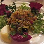 トラットリア シチリアーナ・ドンチッチョ - 桜えびと野菜のクスクス　ボッタルガ風味