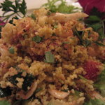 トラットリア シチリアーナ・ドンチッチョ - 桜えびと野菜のクスクス　ボッタルガ風味ＵＰ