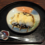 Asahiya - 黒みつそばだんご(お昼の小膳のセット)