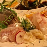 お魚 たねすけ - どれも美味しいお刺身5点盛り