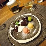 ホワイトペンション - 本日のお楽しみデザートとレモンバーベナティー　2017.9