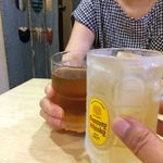 お家のごはん かれん - H.29.8.15.昼 ハイボール vs お茶 de 乾杯♪