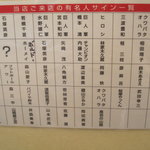 ステーキハウス寿楽 - 誰のサインか判ります