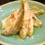 蕎麦処 葉山 鰹  - 小あじナンバンづけ