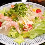 蕎麦処 葉山 鰹  - シーフードサラダ