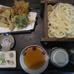 舞茸天とざるうどん