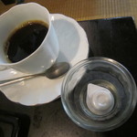 車澤うどん - サービスのコーヒー