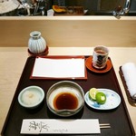 てんぷら 近藤 - セッティング