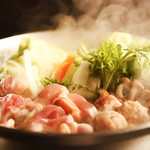Momijien specialty <chicken sukiyaki hotpot>