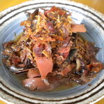 蕎麦処 葉山 鰹  - 出汁の後は佃煮風に