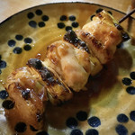 焼鳥初鳥 - 名古屋コーチンねぎま・たれ（420円）