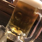 炉ばた屋　鶴吉 - 生ビール