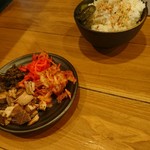 豚骨ラーメンとまぜそば 池めん - まずは1杯目