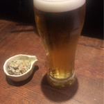 築地 虎杖 - 生ビール 670円