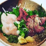 串処一龍 - 鶏造り盛り注文率高！まずはこれ！