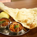 インド料理 ムンバイ - ハーフ＆ハーフセット￥１９００