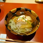 料理屋 植むら - 茄子、ノドグロ、松茸のお椀