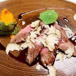 グランド ダイア - 北海道産　鴨+黒トリュフ