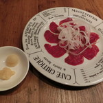 THE LEGEND - 馬刺しカルパッチョ780円