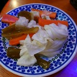 クルド家庭料理 手芸カフェ メソポタミア - ピクルス