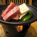 茶屋わたや - 追加：広島牛の陶板焼き