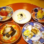 肉屋 雪月花 NAGOYA - 伊勢志摩の黒鮑、岐阜の松茸、京都の素麺南瓜、京都の百合根とキャビア、高知のフルーツトマト