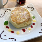 パスタセットのリコッタパンケーキ