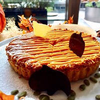 フレンチ キッチン - パンプキンタルト@MVP。たっぷりのかぼちゃペースト。タルトが薄くて主張しないのも丁度よく思います