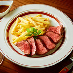 ビストロ ワイン カフェ ハース - 牛ザブトンのステーキ～西洋ワサビのレフォールソース～