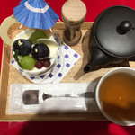 イッピン カフェ - 金魚スイーツセットの空中写真 2016/08/24