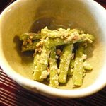 山茶林泉 - 外五品-インゲンの白胡麻和え