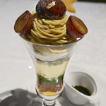 資生堂パーラー - 九州産 和栗のモンブランパフェ