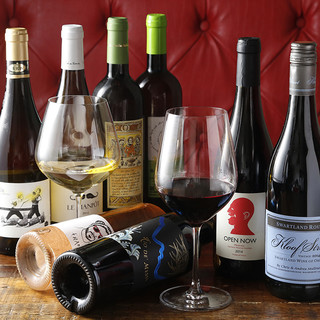 We have a selection of wines from all over the world carefully selected by our sommelier.