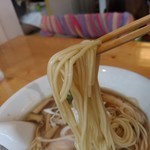 らーめん食堂 ゆうき屋 - 【2017.10.6(金)】醤油らーめん(並盛・150g)750円の麺