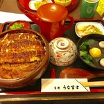 炭焼うな富士 - ひつまぶしは色々と付きます【料理】