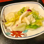 炭焼うな富士 - 漬物【料理】