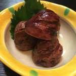 天一 - 天一特製の渋皮煮  これも神がかってます