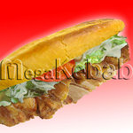 Mega Kebab - フランスパン ミディアム（チキン）