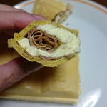 セブンイレブン - ひと山割ってみるとこんな感じ。ルマンド、サックサク～。