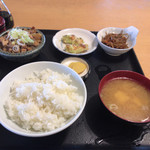 農協食堂 - もつ煮定食