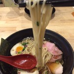 福島壱麺 - 煮玉子中華そばリフト！