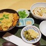 讃岐 飩庵 - 2017年8月　かつ丼（冷たいうどん）【税込1485円】