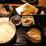 ふわり - コラボランチセット(炙り鯖×地魚天麩羅) ¥1,000(税込)