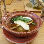 柚木元 - 土瓶蒸しにも立派な松茸が