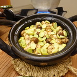 柚木元 - さて定番となった松茸と銀杏ごはん